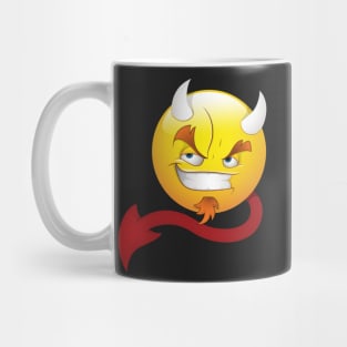 Devil Smiley Face Emoticon Mug